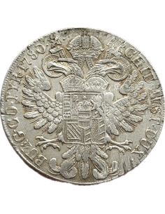 1815 - 1828, 1 Thaler 1780 AU, Hafner 36a, Maria Theresia Austrian Empire 2