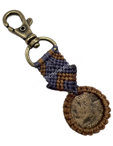 Greek Coin Keyring 5 Lepta 1870