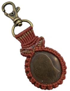 Greek Coin Keyring 10 Lepta 1882
