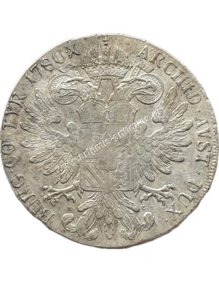 1812-1820 1 Thaler 1780 AHGS Hafner 3a Maria Theresia Austrian Empire