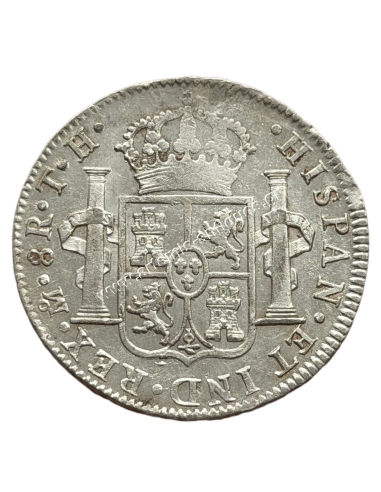 8 Reales 1809 TH Ferdinand VII New Spain, Mexico