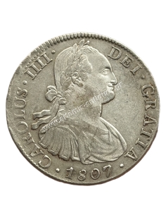 8 Reales 1807 TH Νέα Ισπανία, Μεξικό