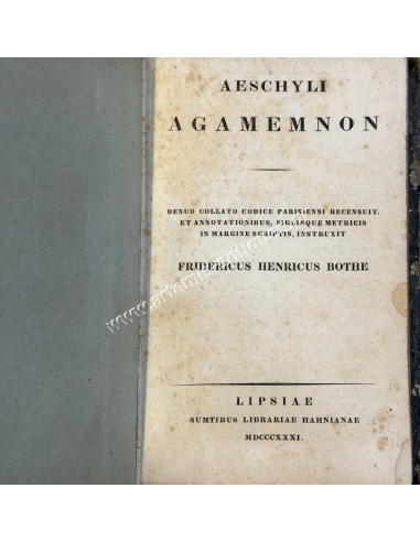 Αισχύλος, Αγαμέμνονας 1831