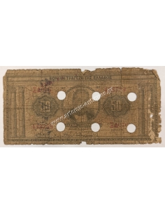 50 Drachmas 1927 Cancelled