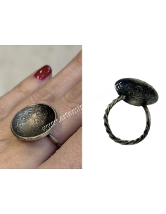 Ottoman Silver Coin Ring 2