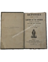 Reponses courtes et familieres aux objections les plus repandues contre la religion 1886
