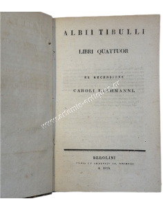 Τίβουλλος Άλβιος, Βιβλία Τέσσερα 1829