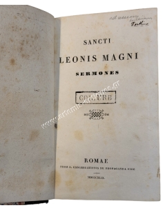 Sancti Leonis Magni Sermones 1849