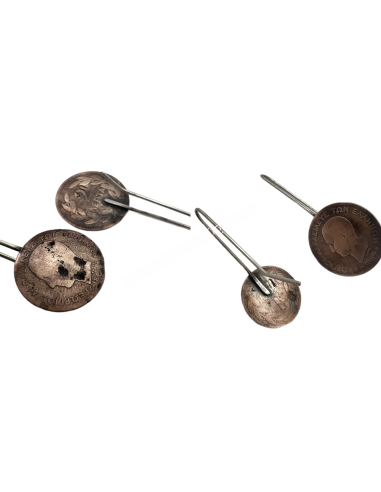King George A Coin Earrings