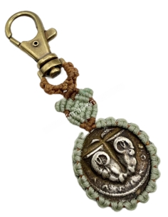 Ancient Greek Coin Copy Keyring