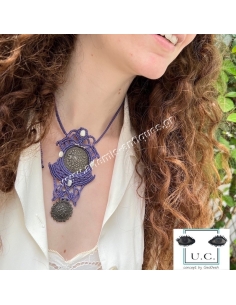 Necklace with 19th century Traditional Buckles 2