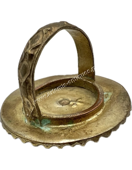 19th century Big Round Ring