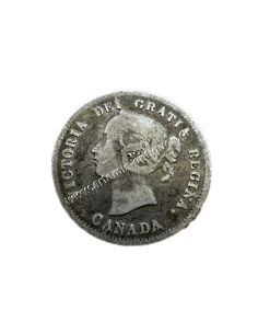 5 cents 1874 Victoria Canada