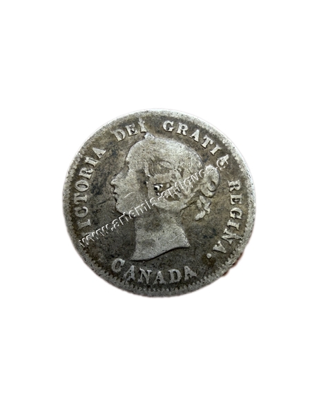 5 cents 1874 Victoria Καναδάς