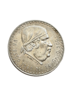 1 Peso "Cacheton" 1948 Μεξικό