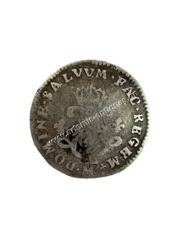 4 Sols with 2 Ls 1691 Louis XIV Γαλλία