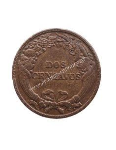 2 Centavos 1919 Περού 2