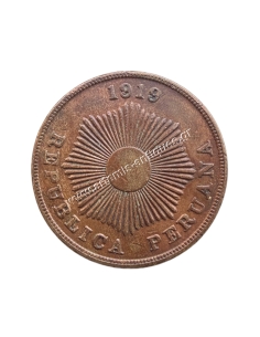 2 Centavos 1919 Peru