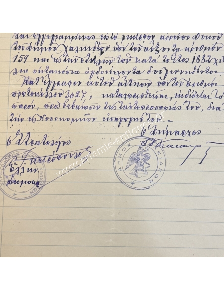 Νικόλαος Κακαράς Δήμαρχος Χαλκιδέων 1924, Πιστοποιητικό έγγραφο