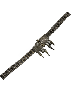 19th century Traditional silver chain belt from India