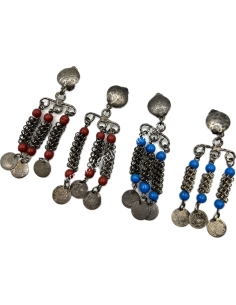 Vintage Dangle Clip Earrings