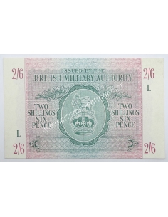 2 Shillings 6 Pence 1942-1943 L British Military Authority United Kingdom UNC