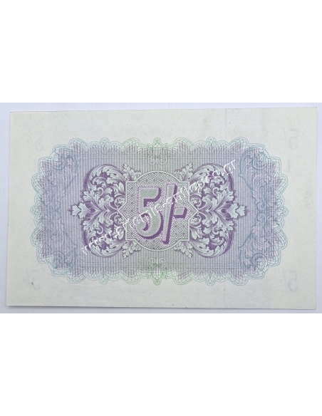 5 Shillings 1942-1943 L Βρετανική Στρατιωτική Αρχή Ηνωμένο Βασίλειο UNC