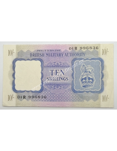 10 Shillings 1945-1947 R British Military Authority United Kingdom