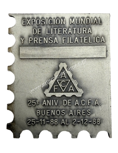 Διεθνής Φιλοτελική Έκθεση PRENFIL 1988 Buenos Aires Μετάλλιο