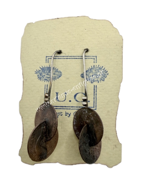 King George A Coin Earrings