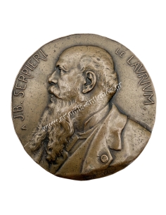Jean Baptiste Serpieri 25th anniversary of the founding of the Lavrion mines Medal by Georges Lemaire