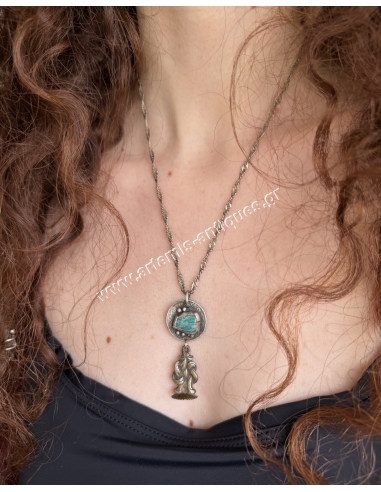 Hungarian Silver Coin Necklace