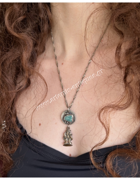 Hungarian Silver Coin Necklace