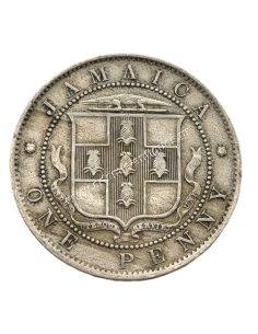 1 Penny 1909 Edward VII Jamaica 2