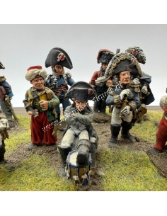 Napoleon and his marshals at the battle of Borodino in 1812, mini figures diorama 2