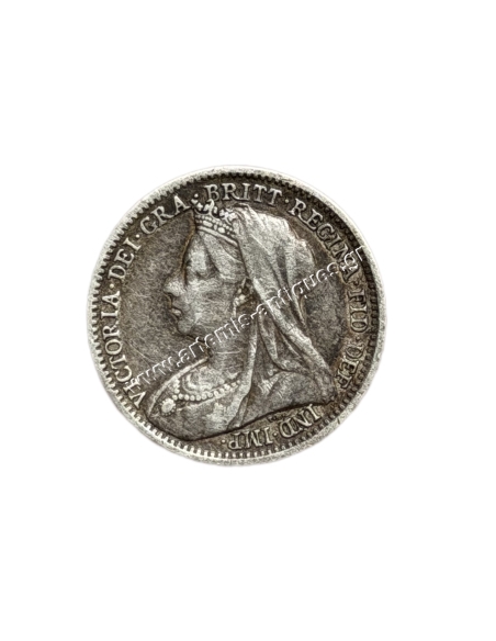 3 Pence 1901 Victoria Ηνωμένο Βασίλειο