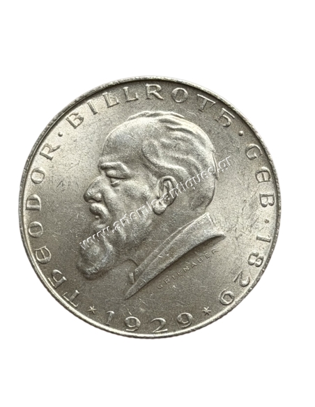 2 Schillings 1929 Theodor Billroth Austria