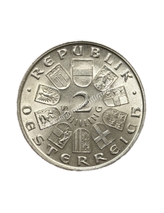 2 Schillings 1929 Theodor Billroth Αυστρία 2