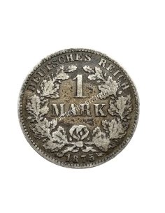 1 Mark 1875 H Wilhelm I Germany