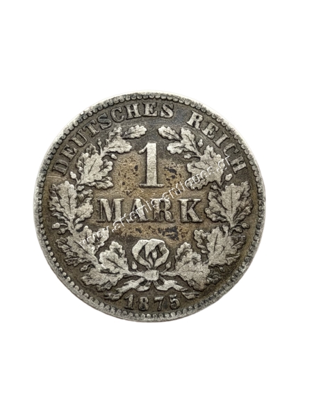 1 Mark 1875 H Wilhelm I Germany