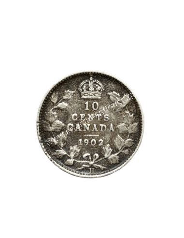 10 Cents 1902 H Edward VII Canada