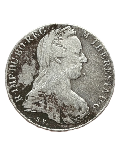 1795-1803 1 Thaler 1780 Hafner 19a Maria Theresia Austrian Empire