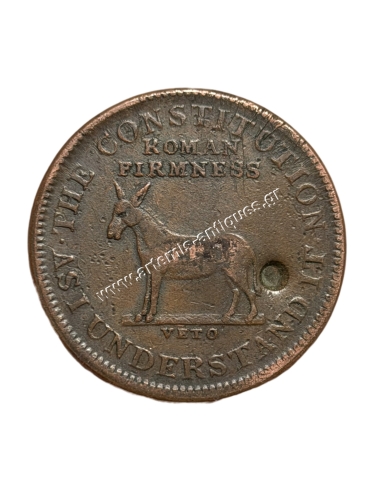 Hard Times Andrew Jackson, Jackass ND 1837 Μάρκα