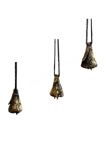 The Traveler Bronze Figure Pendant