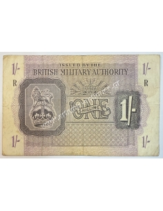 1 Shilling 1945-1947 R British Military Authority United Kingdom