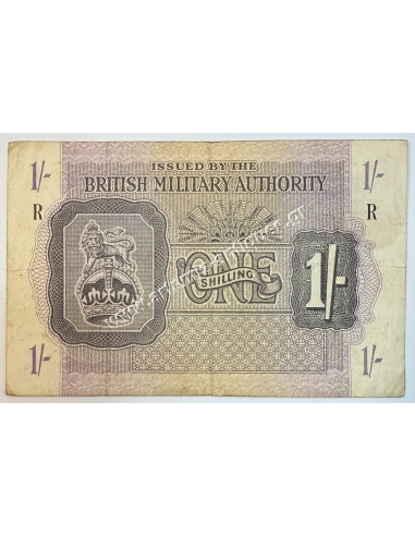 1 Shilling 1945-1947 R Βρετανική Στρατιωτική Αρχή Ηνωμένο Βασίλειο