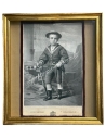 Constantine, Crown Prince of the Hellenes, Lithograph by Ioannis Doukas