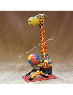 Windup Giraffe tin toy Ananias Ananiadis