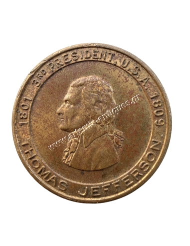 Thomas Jefferson 1801 3ος Πρόεδρος ΗΠΑ 1809 Μάρκα