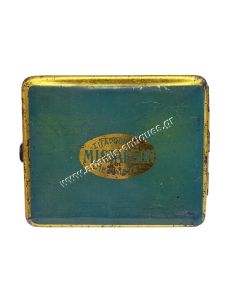 Greek Metal Cigarette Case "MISTAKSON" Piraeus 1950's-1960's 2